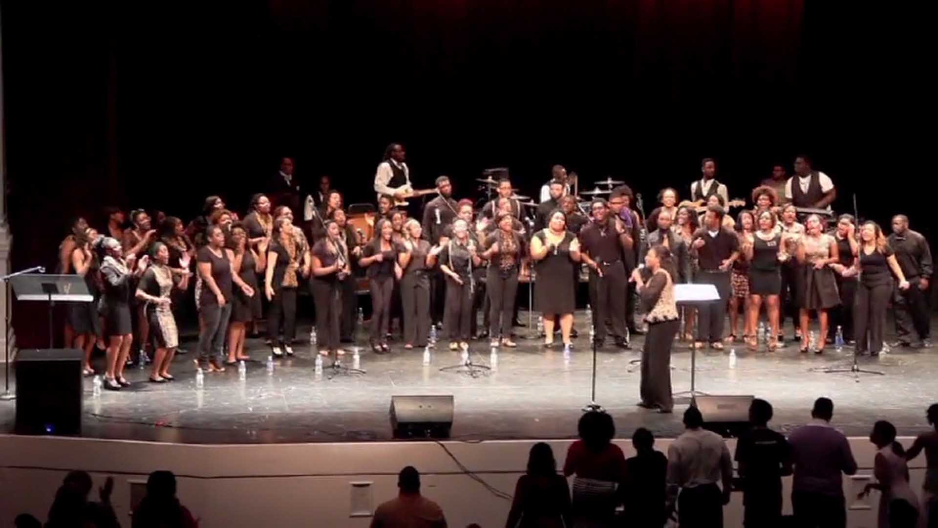Video recording of East Carolina University Gospel Choir performance